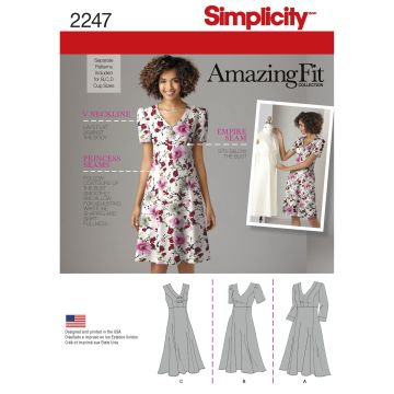 Simplicity patroon 2247 maat 46 t/m 54