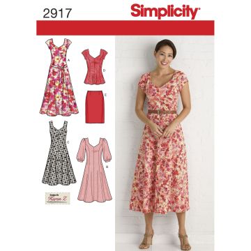 Simplicity patroon 2917 maat 46 t/m 54