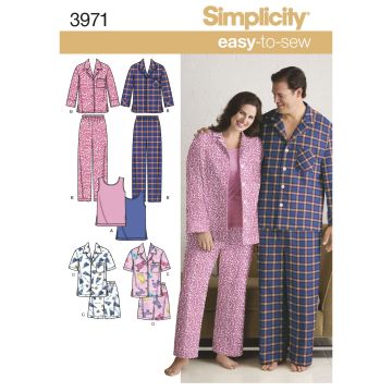 Simplicity patroon 3971 maat 40 t/m 50