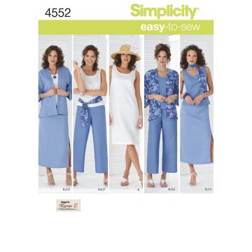 Simplicity patroon 4552 maat 46 t/m 54