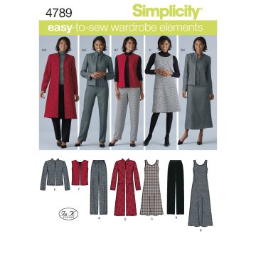 Simplicity patroon 4789 maat 46 t/m 54