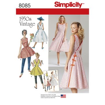 Simplicity patroon 8085 maat 40 t/m 48