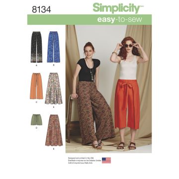 Simplicity patroon 8134 maat 40 t/m 48