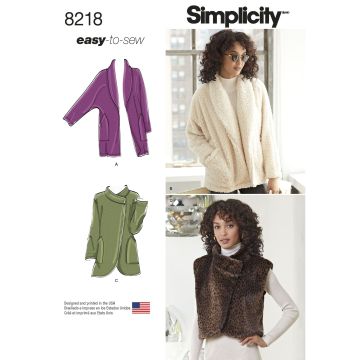 Simplicity patroon 8218 maat 32 t/m 50