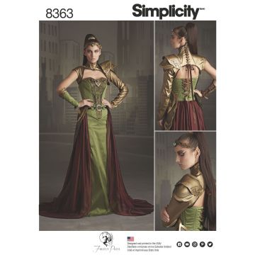Simplicity patroon 8363 maat 32 t/m 40