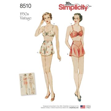 Simplicity patroon 8510 maat 30 t/m 38