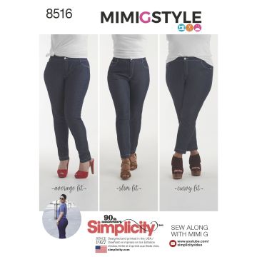 Simplicity patroon 8516 maat 32 t/m 40