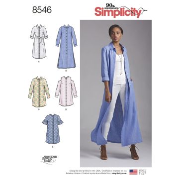 Simplicity patroon 8546 maat 42 t/m 50
