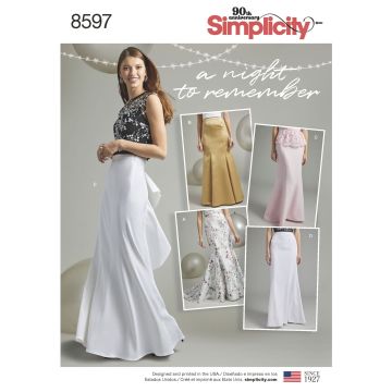 Simplicity patroon 8597 maat 34 t/m 42