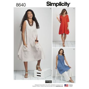 Simplicity patroon 8640 maat 48 t/m 56