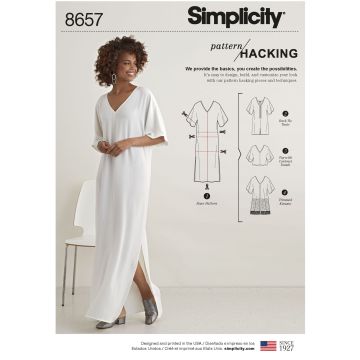 Simplicity patroon 8657 maat 30 t/m 52