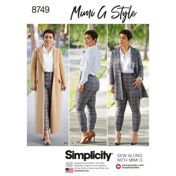 Simplicity patroon 8749 maat 36 t/m 44