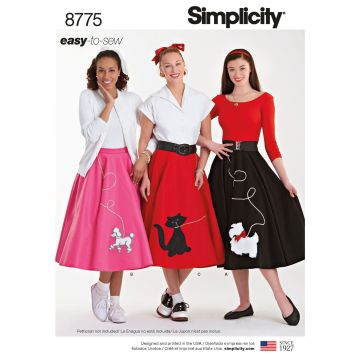Simplicity patroon 8775 maat 32 t/m 38
