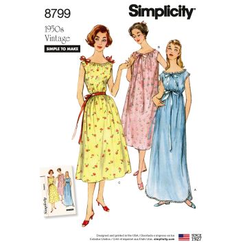 Simplicity patroon 8799 maat 36 t/m 44
