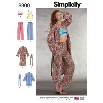 Simplicity patroon 8800 maat 34 t/m 44