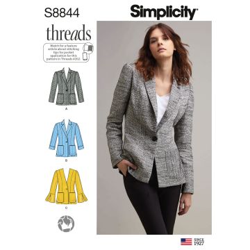 Simplicity patroon 8844 maat 42 t/m 50