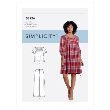 Simplicity patroon 8926 maat 32 t/m 40