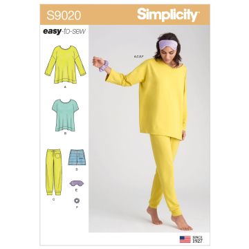 Simplicity patroon 9020 maat 104 t/m 48