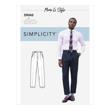 Simplicity patroon 9043 maat 54 t/m 62