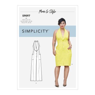 Simplicity patroon 9097 maat 42 t/m 50