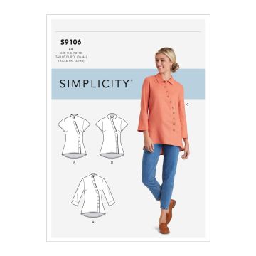 Simplicity patroon 9106 maat 36 t/m 44