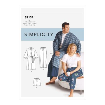 Simplicity patroon 9131 maat 46 t/m 58