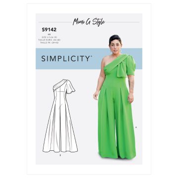 Simplicity patroon 9142 maat 42 t/m 50
