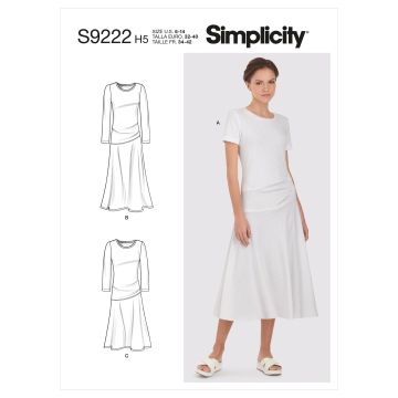 Simplicity patroon 9222 maat 32 t/m 40