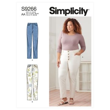 Simplicity patroon 9266 maat 48 t/m 56