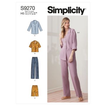 Simplicity patroon 9270 maat 42 t/m 50