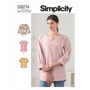 Simplicity patroon 9274 maat 42 t/m 50