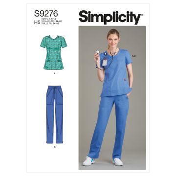 Simplicity patroon 9276 maat 42 t/m 50