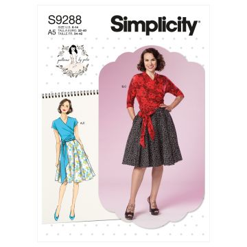 Simplicity patroon 9288 maat 40 t/m 48