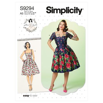 Simplicity patroon 9294 maat 32 t/m 40