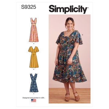 Simplicity patroon 9325 maat 46 t/m 54