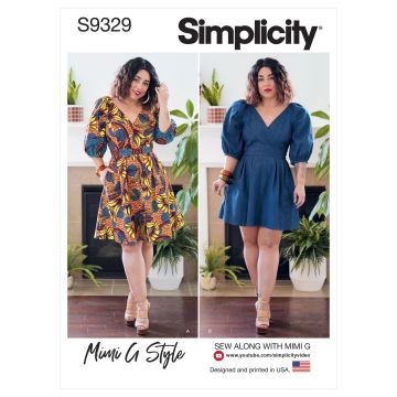 Simplicity patroon 9329 maat 32 t/m 40