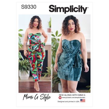 Simplicity patroon 9330 maat 42 t/m 50