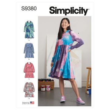Simplicity patroon 9380 maat 32 t/m 50