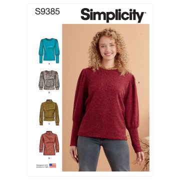 Simplicity patroon 9385 maat 32 t/m 40