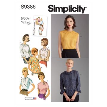 Simplicity patroon 9386 maat 32 t/m 40