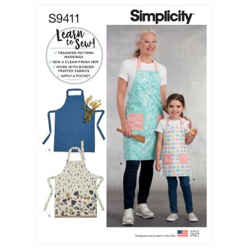 Simplicity patroon 9411 maat 98 t/m 46