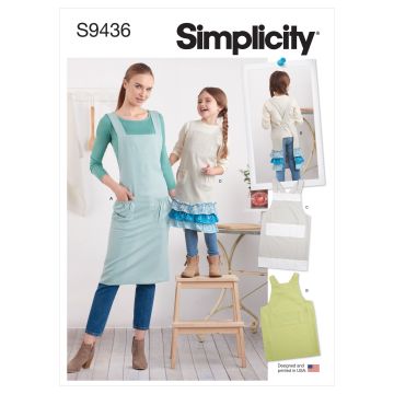 Simplicity patroon 9436 maat 98 t/m 146