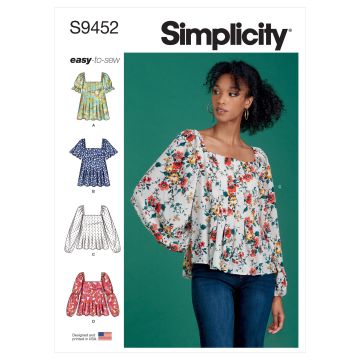 Simplicity patroon 9452 maat 32 t/m 40