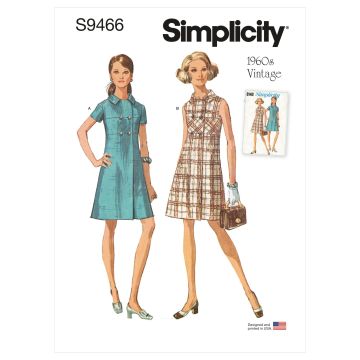 Simplicity patroon 9466 maat 32 t/m 40