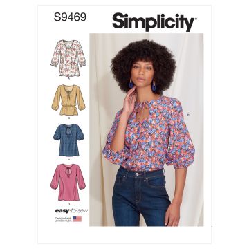 Simplicity patroon 9469 maat 32 t/m 40
