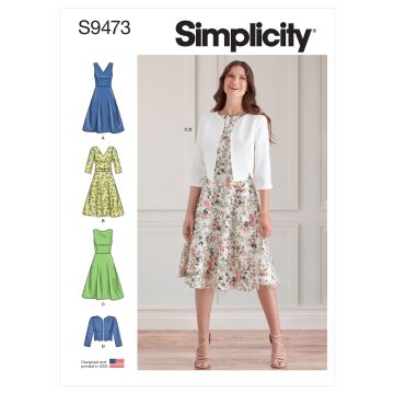 Simplicity patroon 9473 maat 32 t/m 40