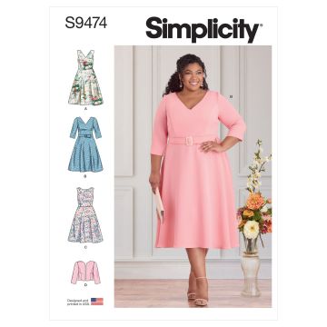 Simplicity patroon 9474 maat 44 t/m 50