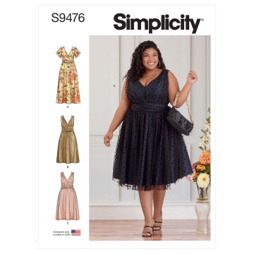 Simplicity patroon 9476 maat 44 t/m 50