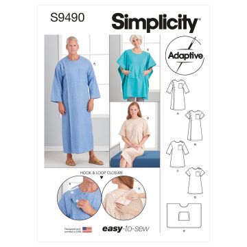 Simplicity patroon 9490 maat 42 t/m 52