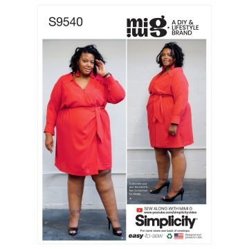 Simplicity patroon 9540 maat 52 t/m 60